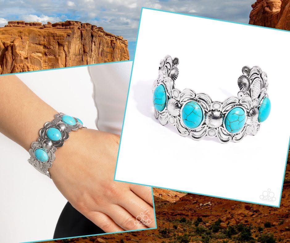 Sandstone Serenade Blue Bracelet