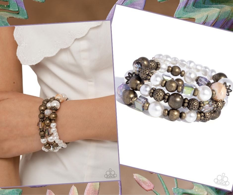 Devoted Dragonfly Brass Coil Bracelet