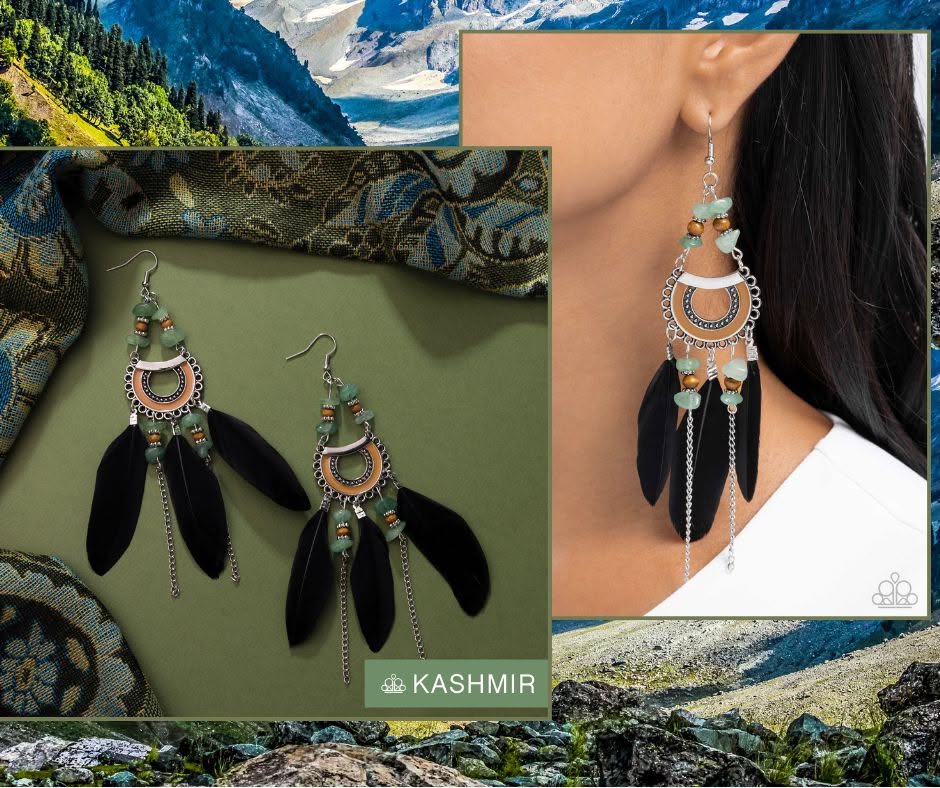 Serene Stage Green Earrings