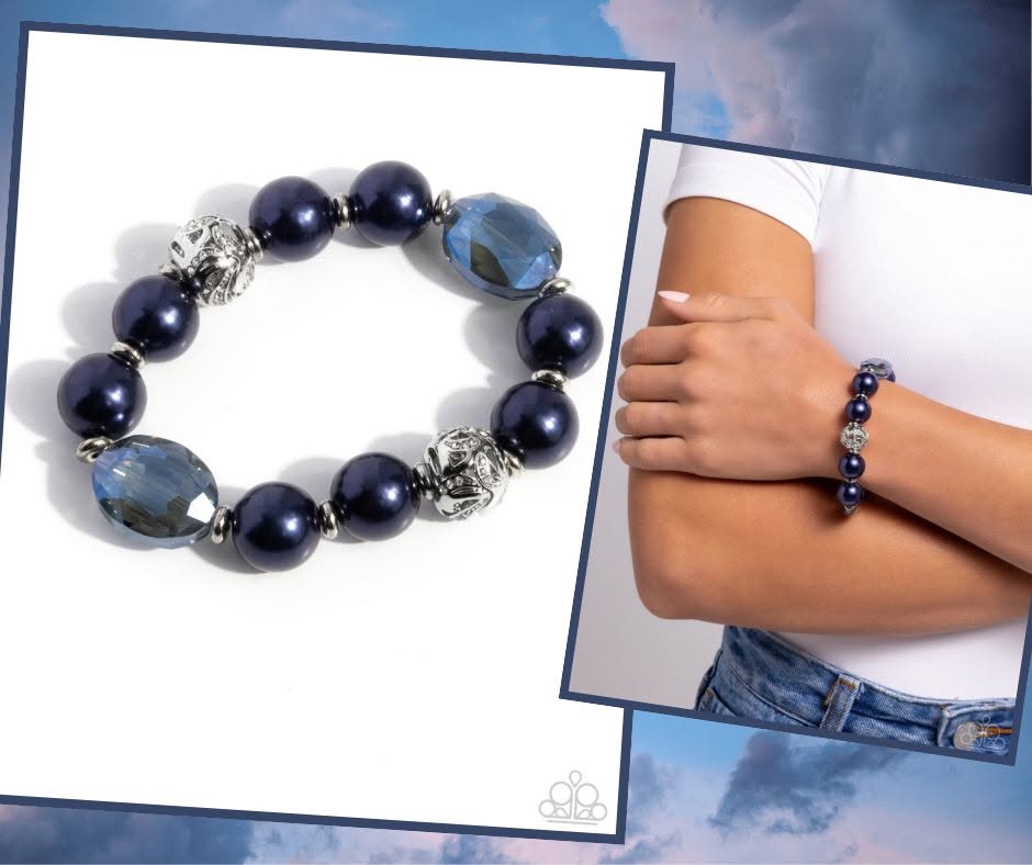 Ornamental Outfit Blue Bracelet