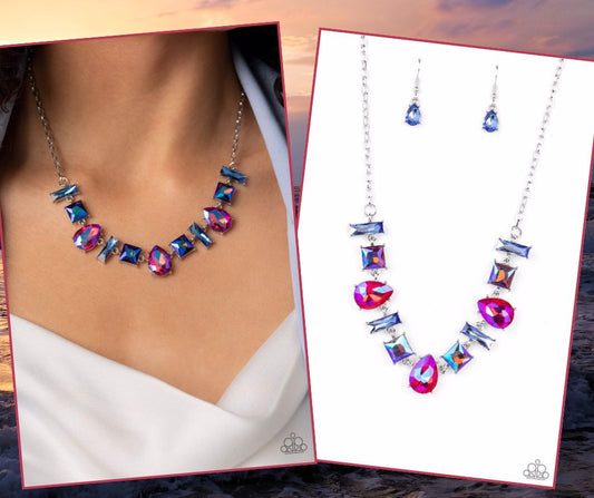 Interstellar Ice Pink Necklace