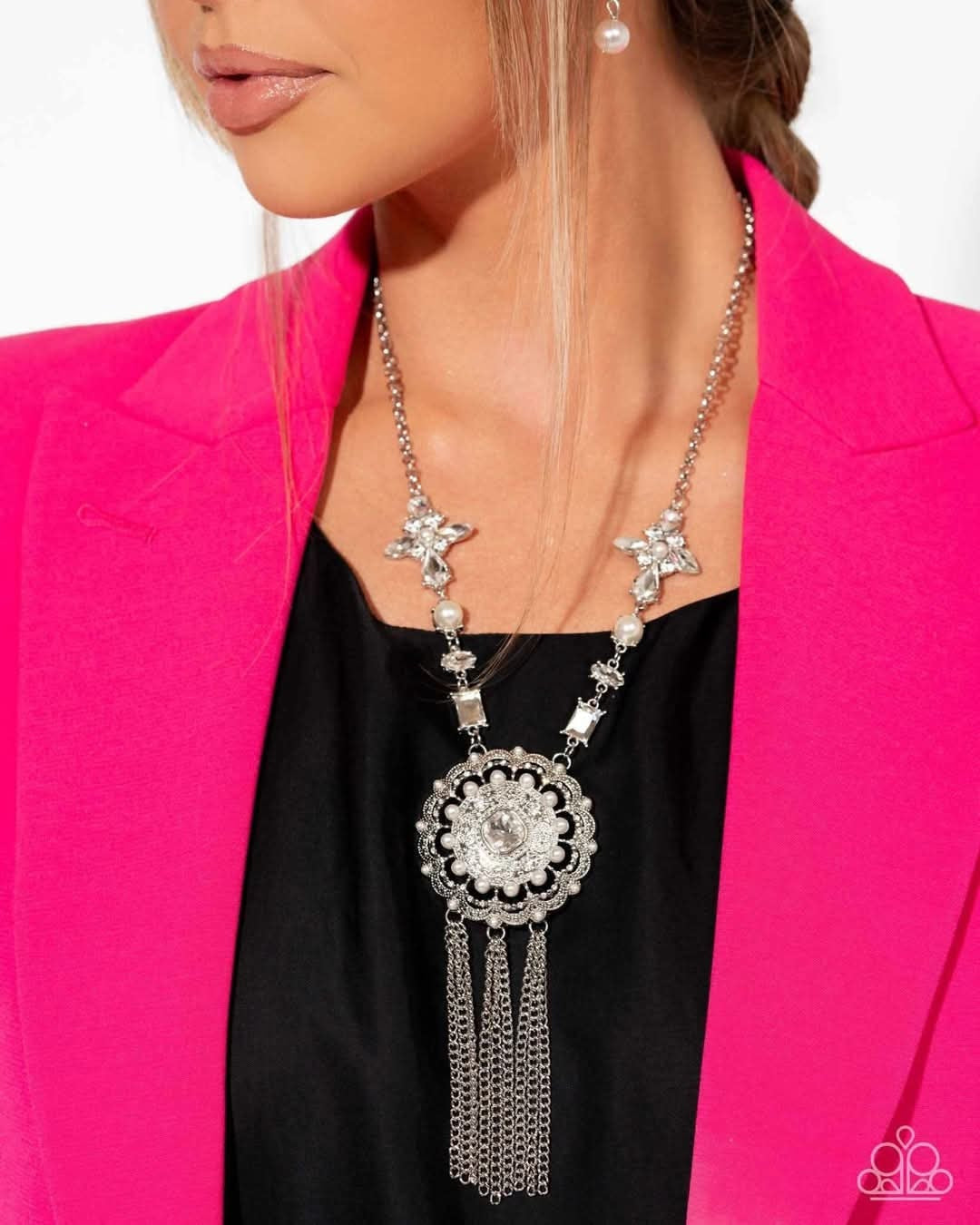 Virtuous Venture White Necklace