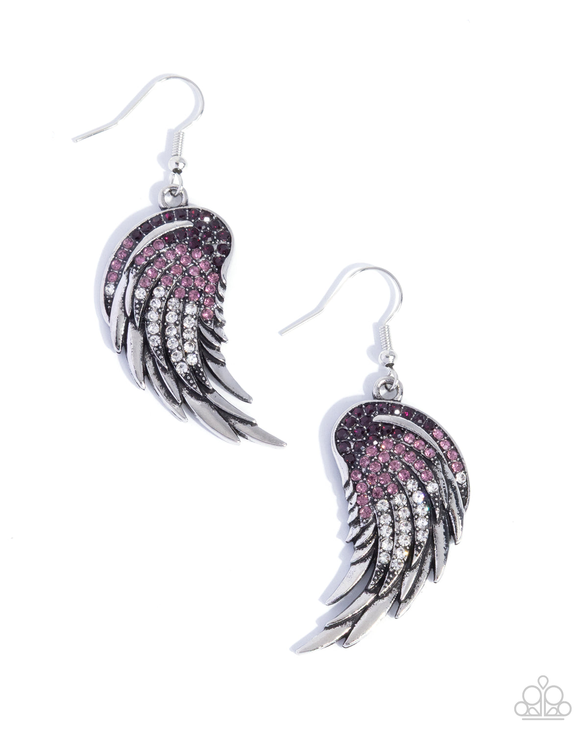 Angelic Appeal Purple Earrings