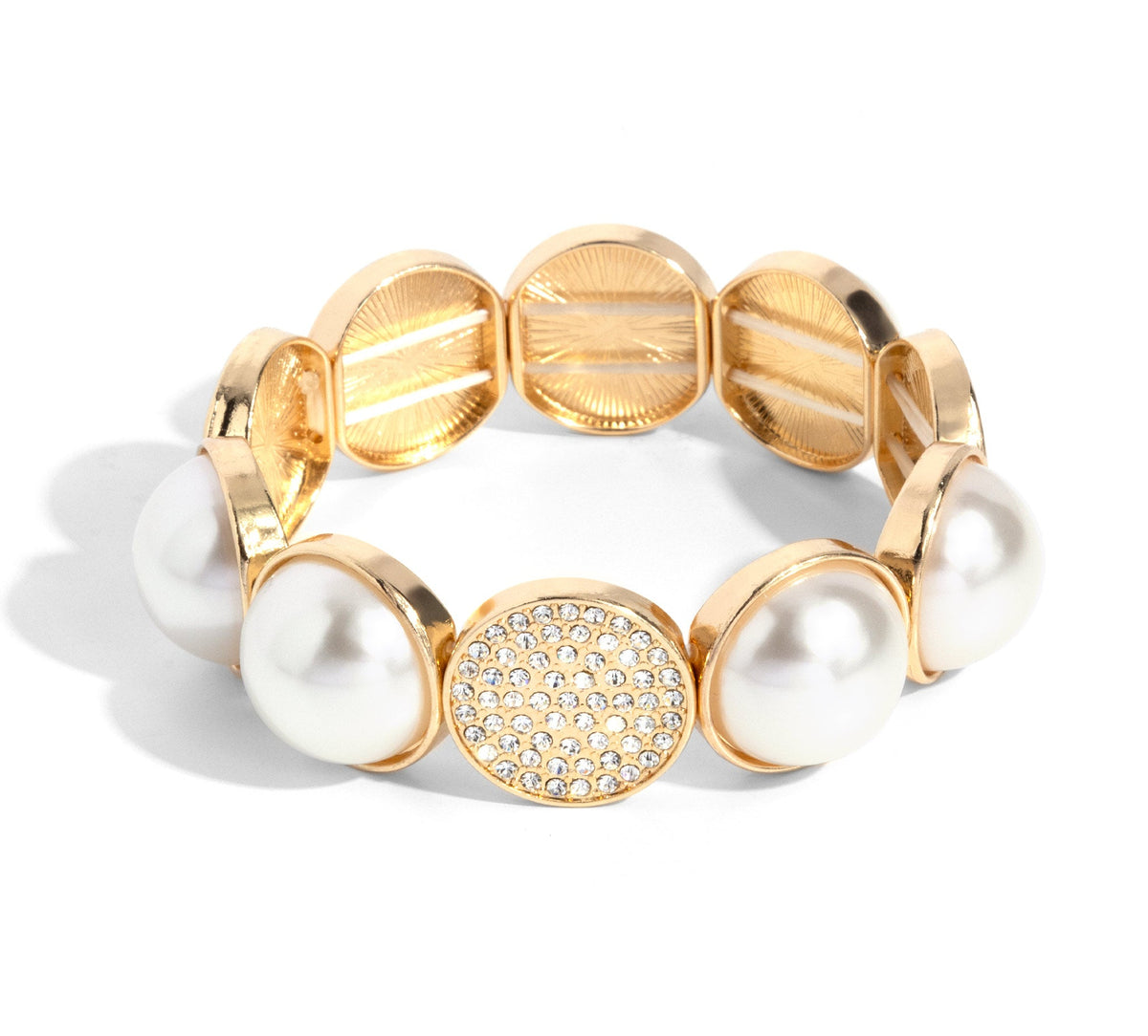 Believable Bling Gold Bracelet