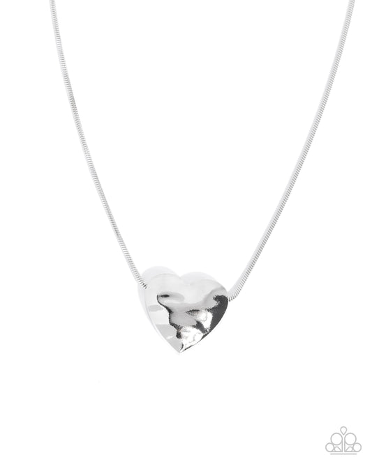 Cavalier Cupid Silver Necklace