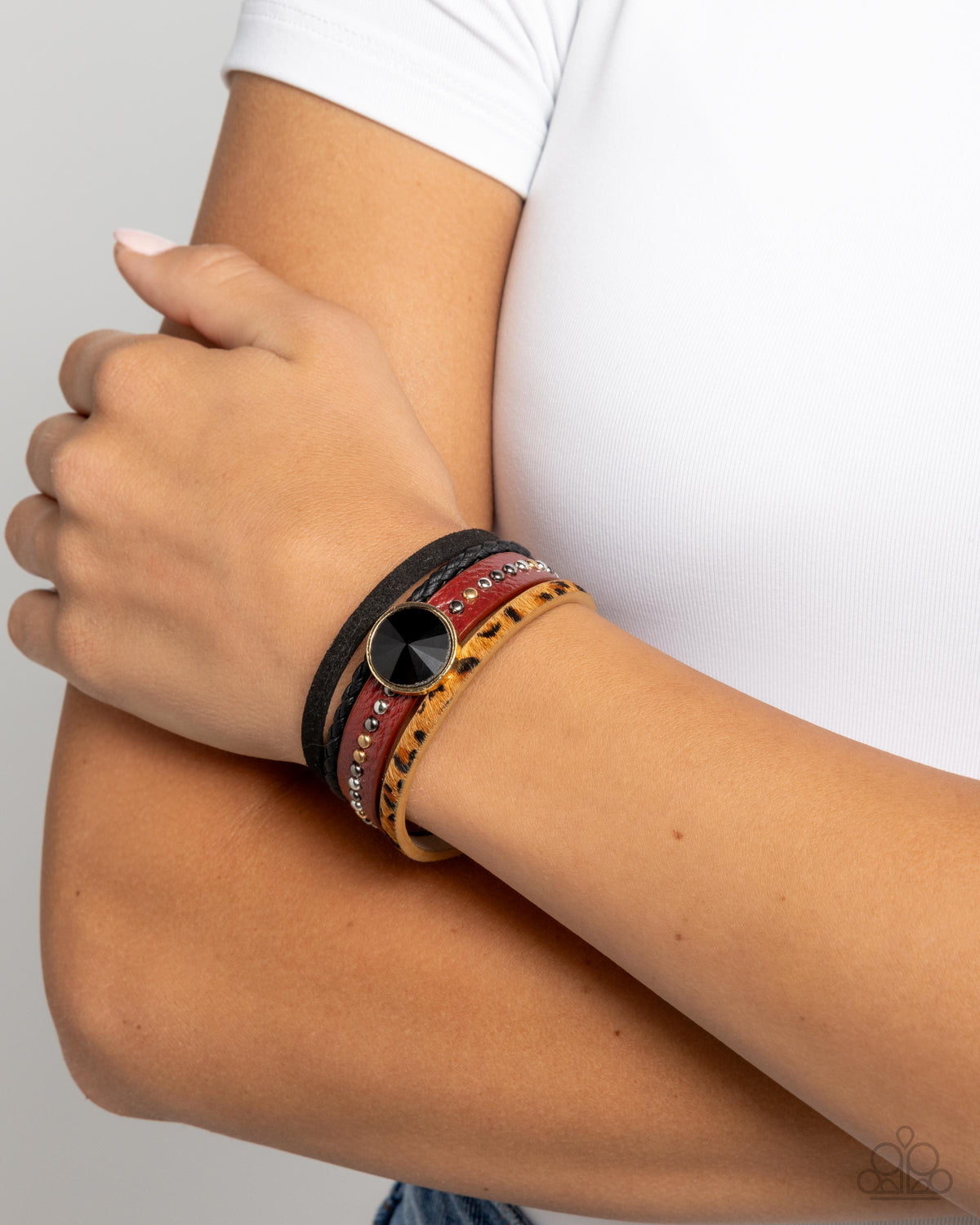 Fair LEATHER Red Bracelet