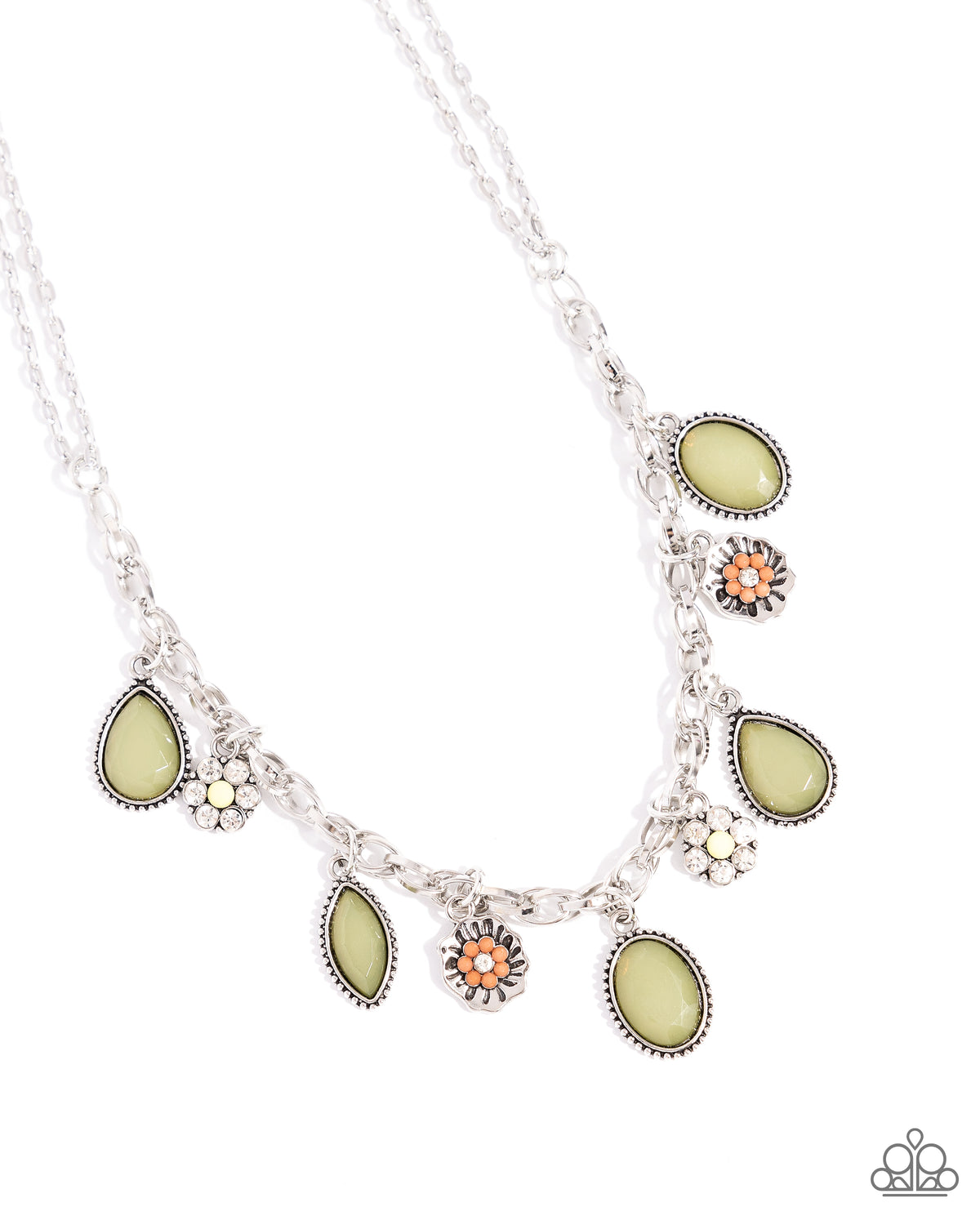 Fancy Finish Green Necklace