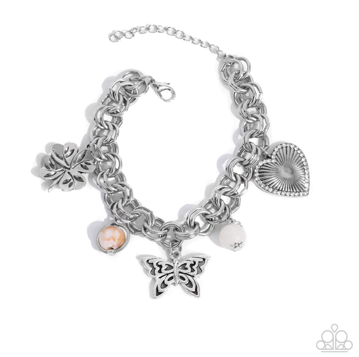 Folklore Frenzy White Bracelet