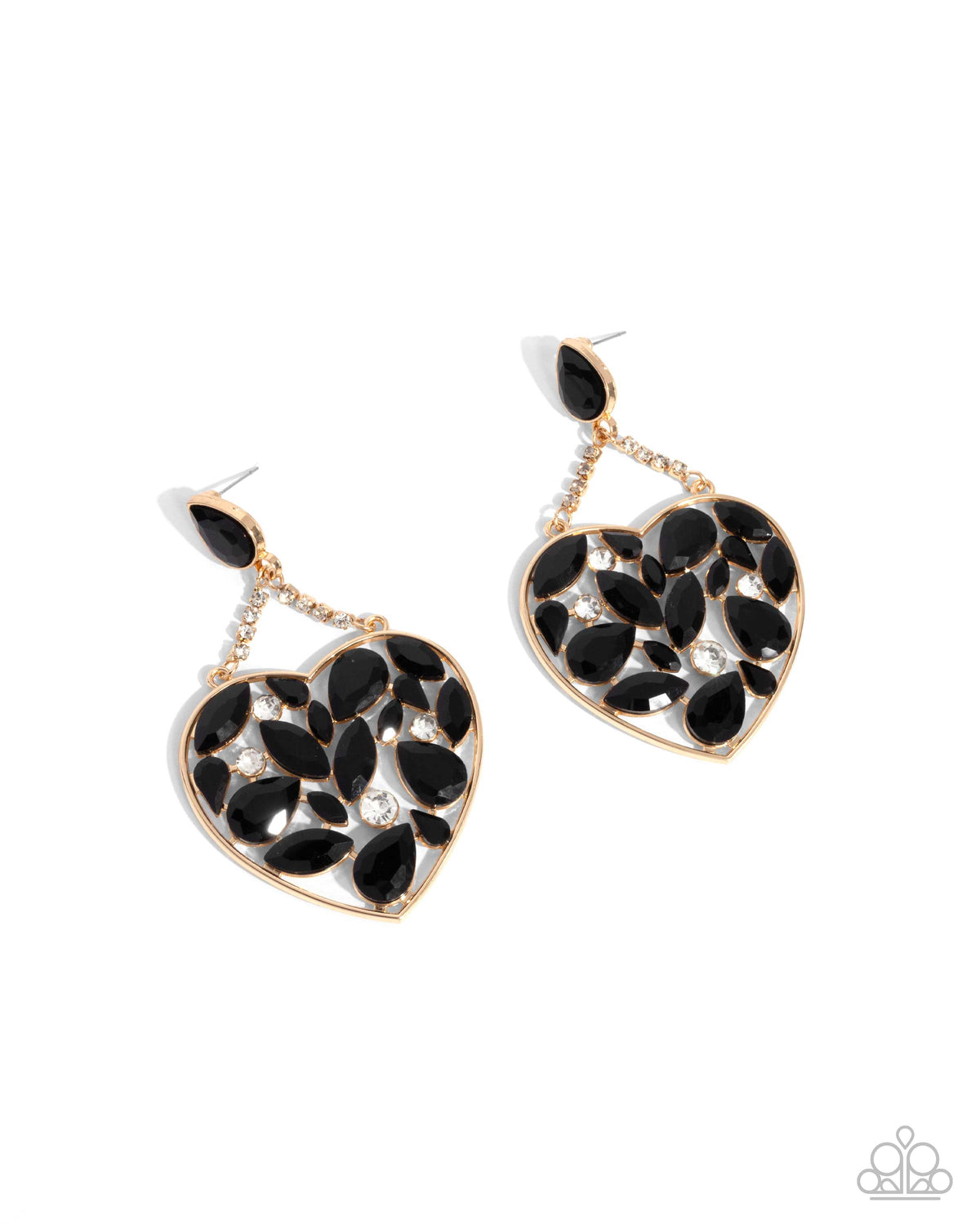 Glittery Gait Black Posts