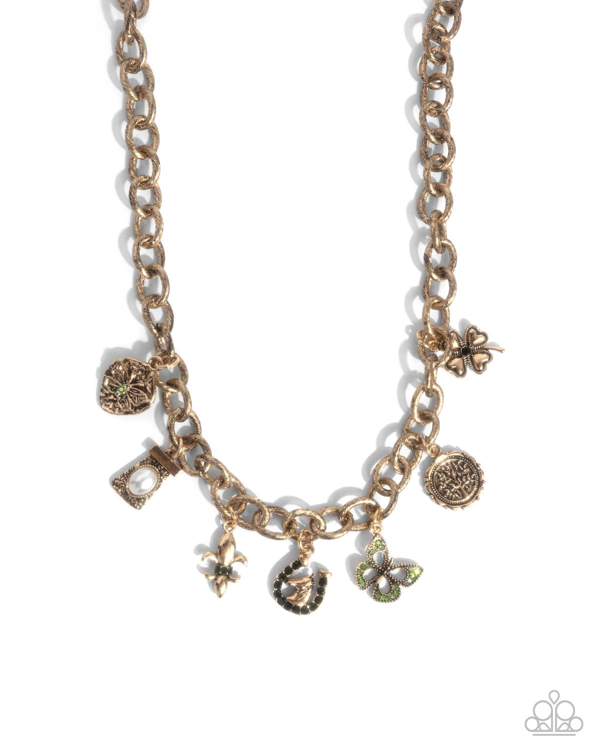 Good Luck To You Green Necklace
