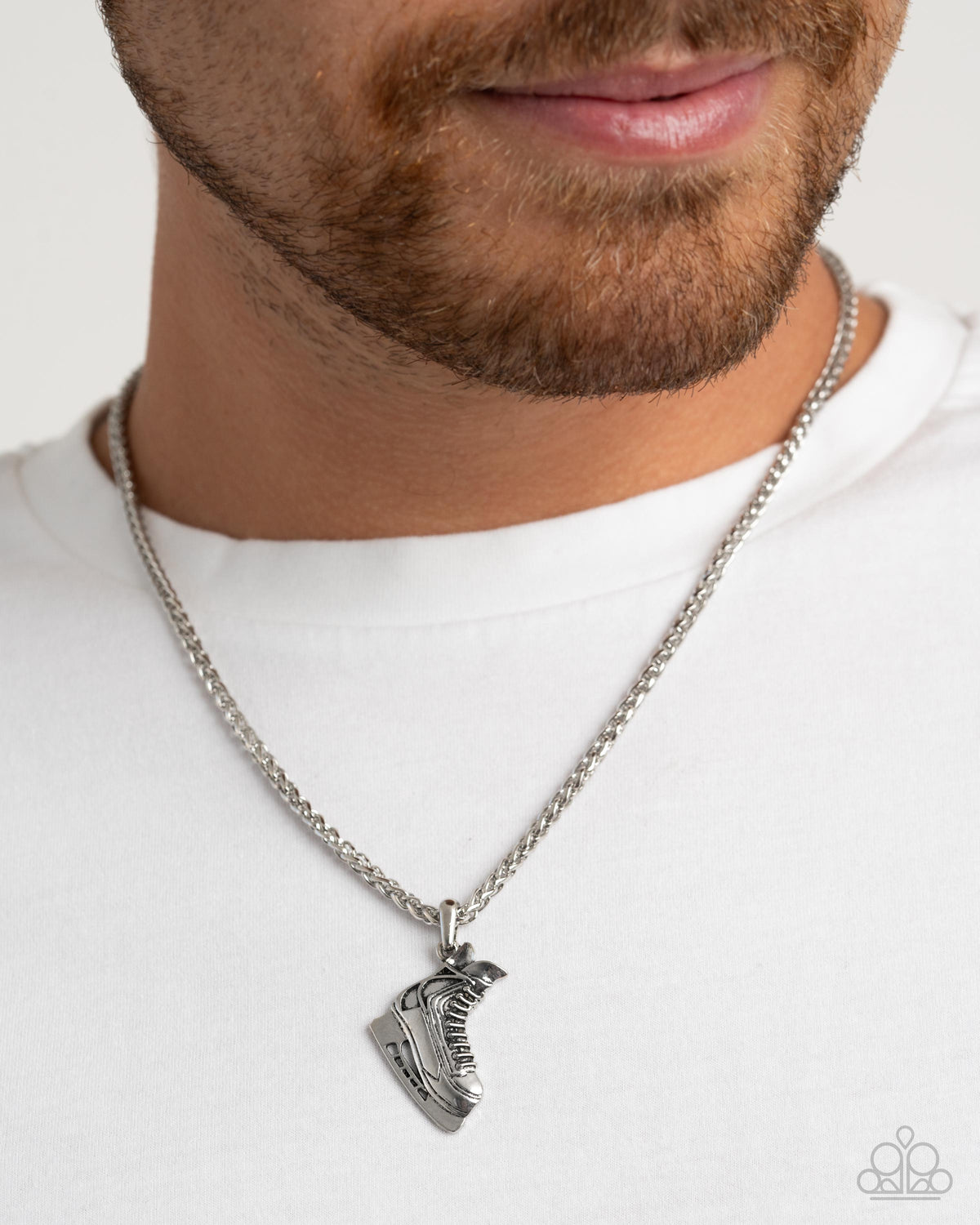 NHL Natural Silver Necklace
