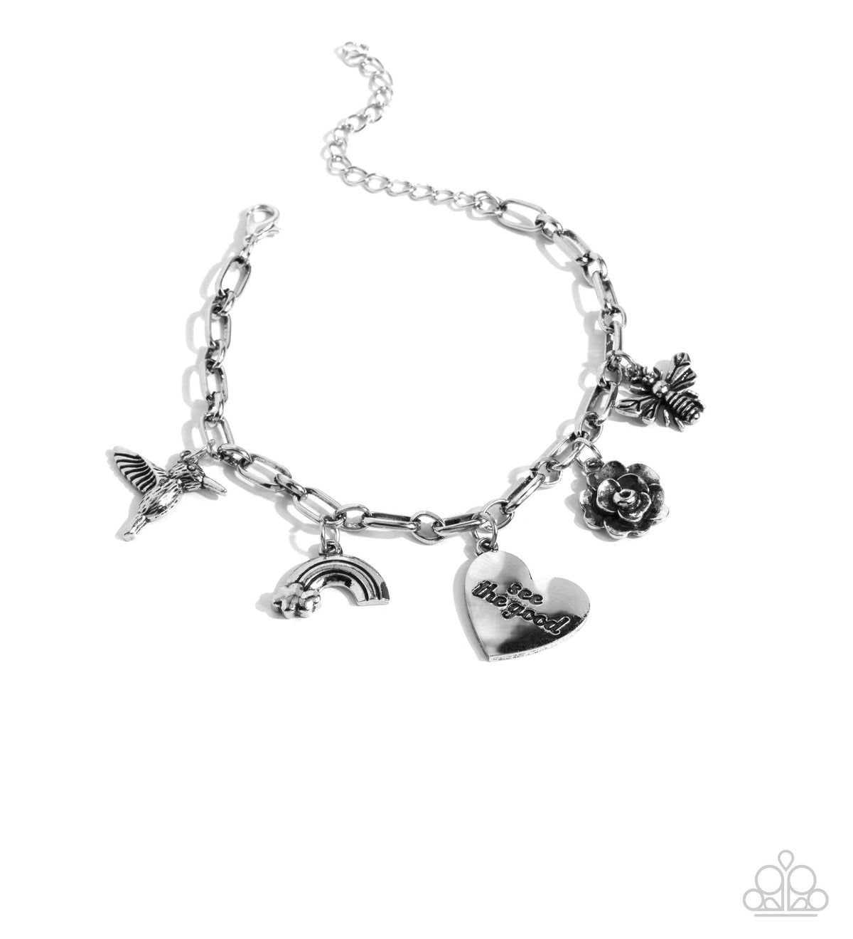 Positive Outlook Silver Bracelet