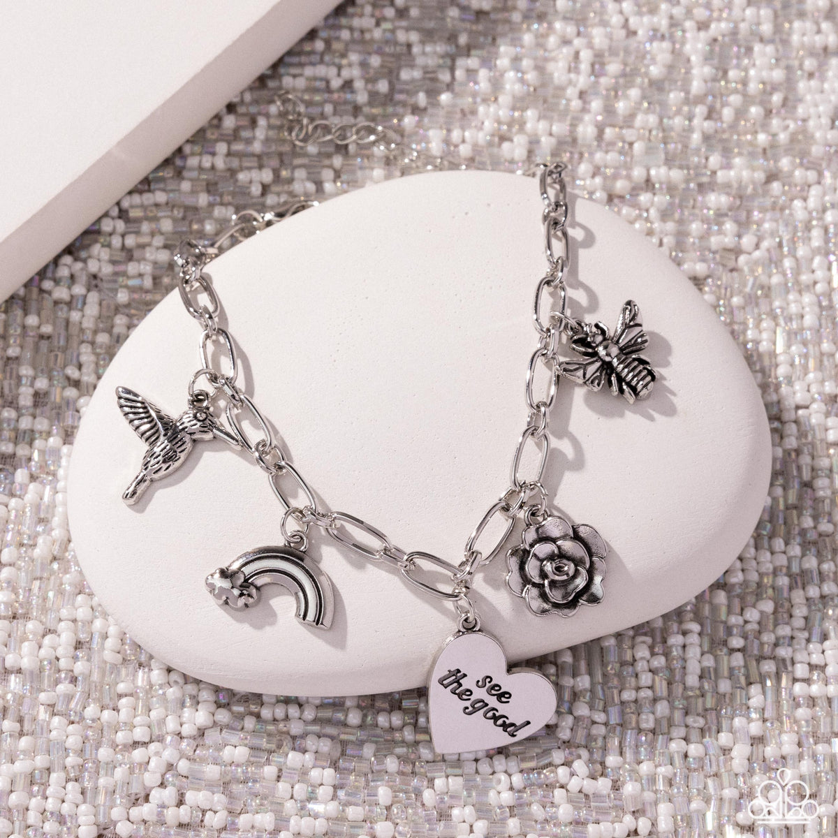 Positive Outlook Silver Bracelet