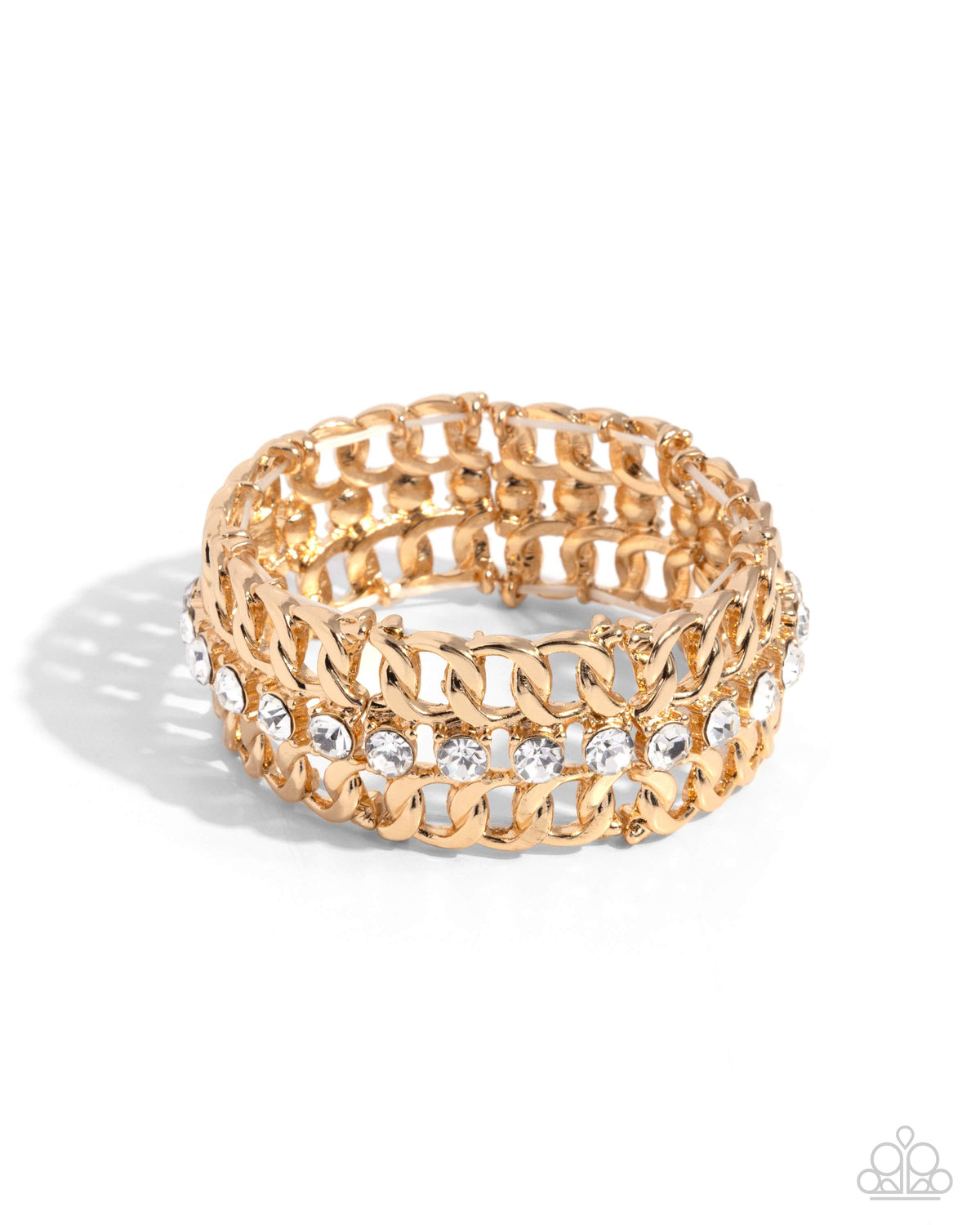 Secure Shimmer Gold Bracelet