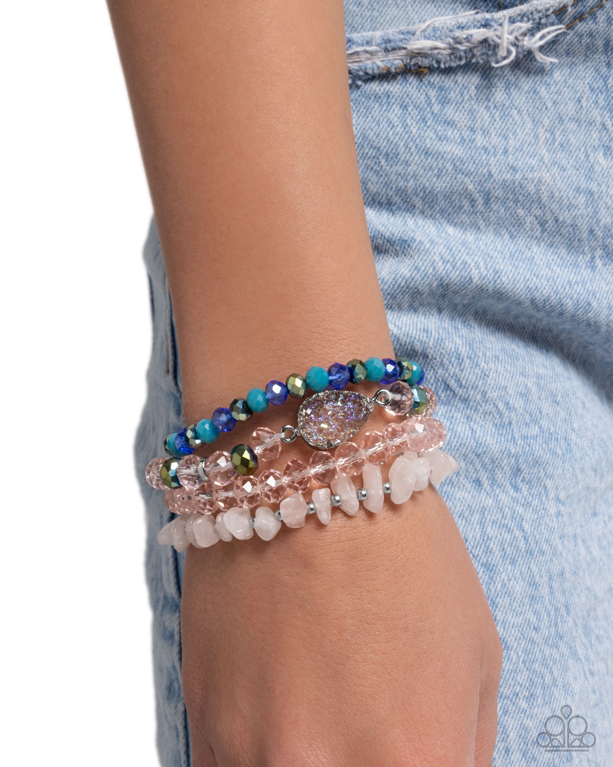 Secure Stones Pink Bracelet