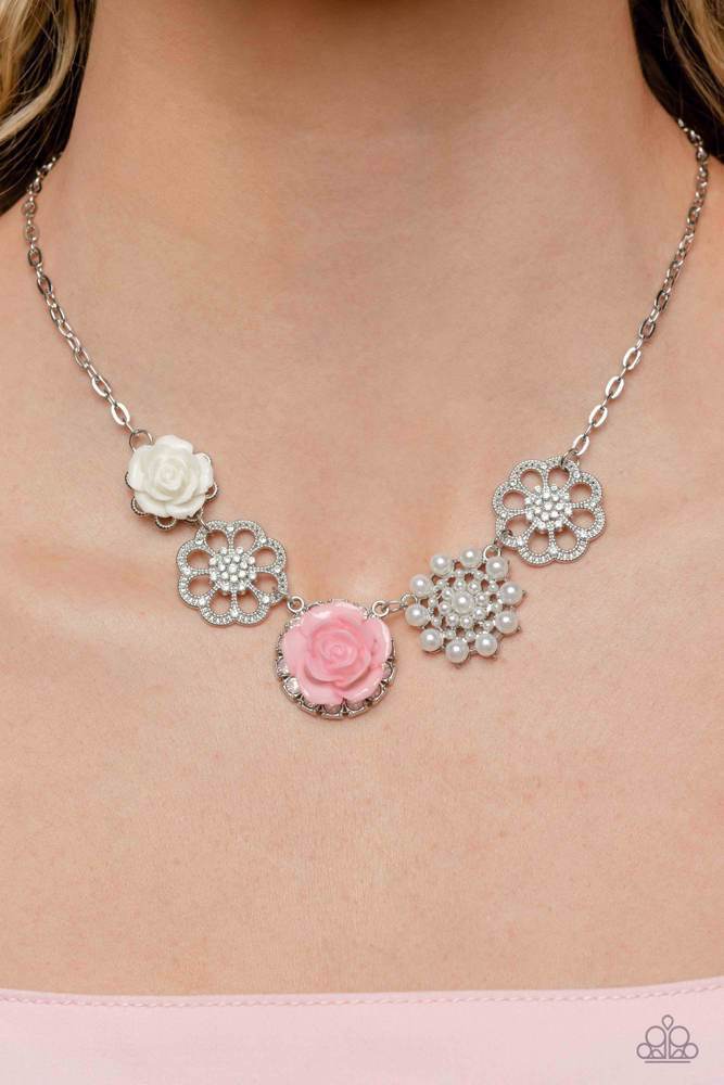 Tea Party Favors Pink Necklace