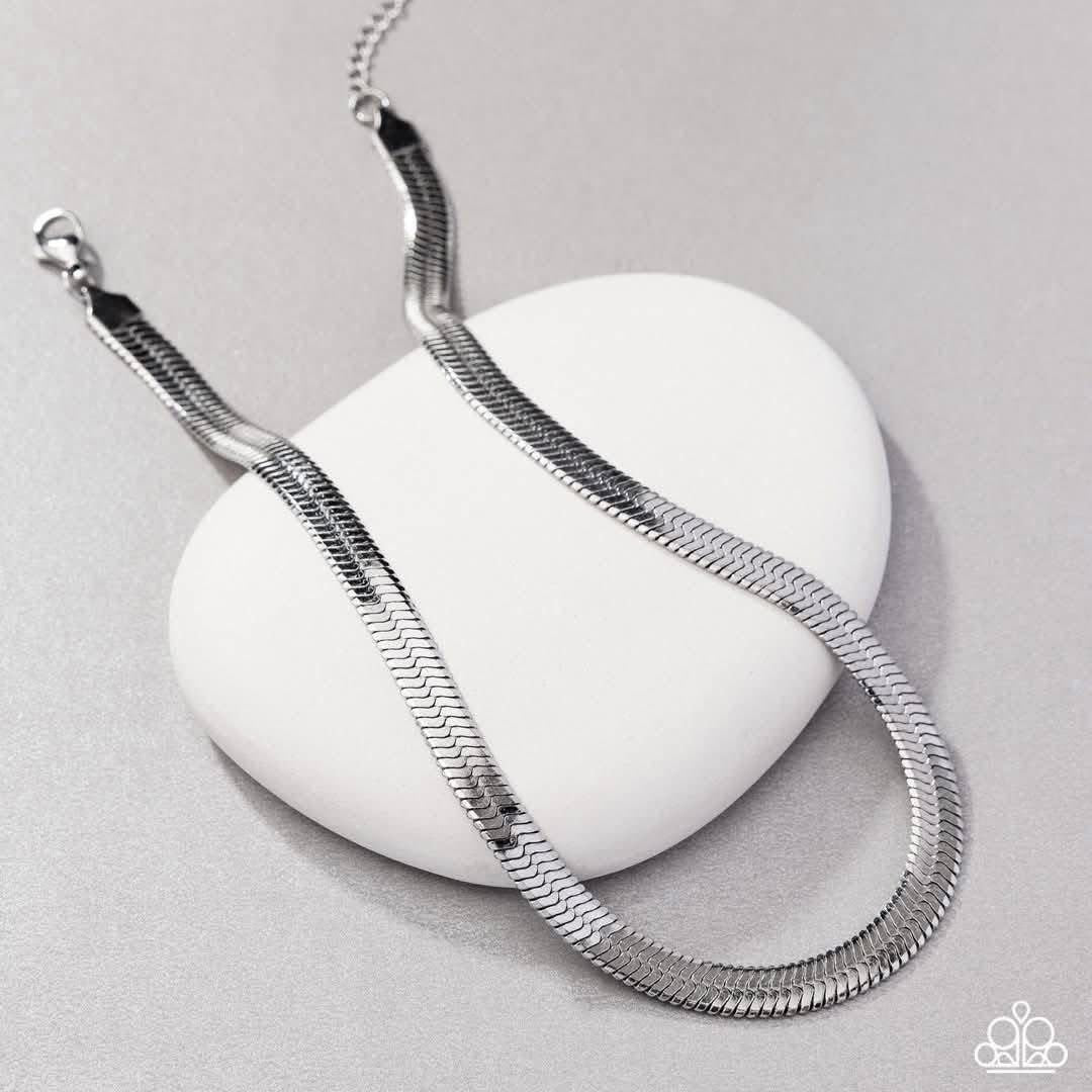 Herringbone Haute Stainless Necklace