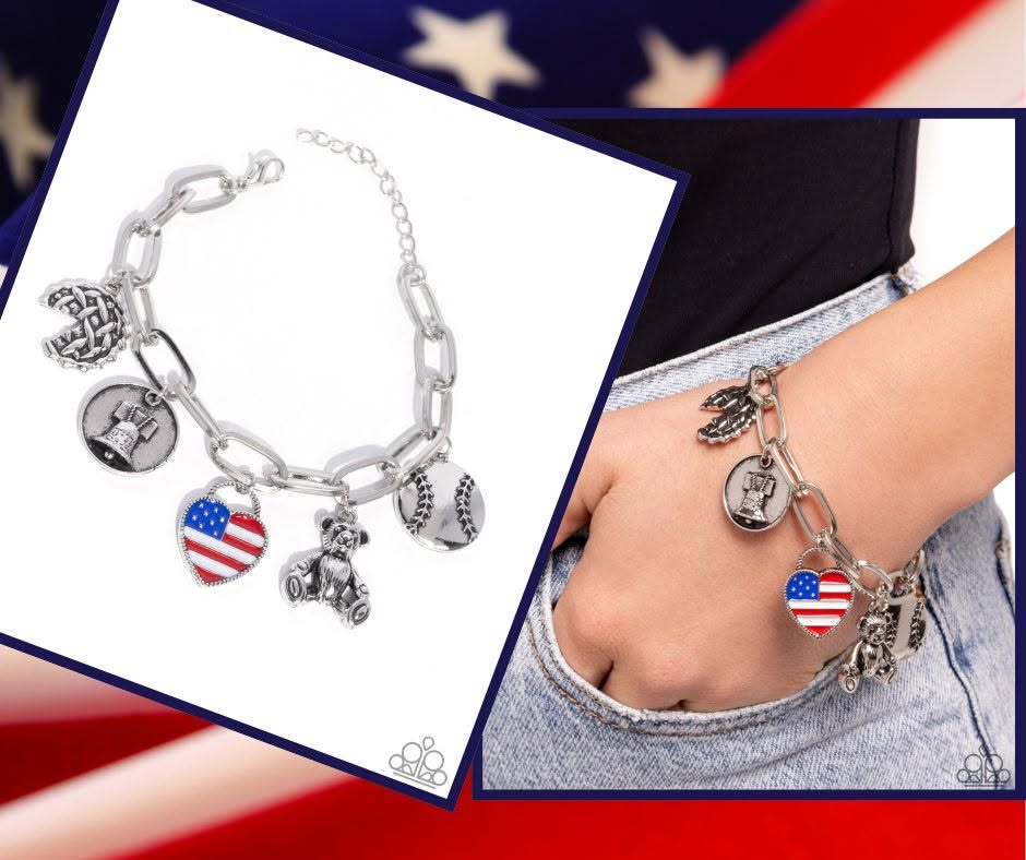 Adorably All American Red Bracelet