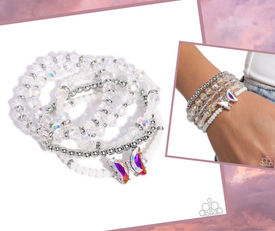 Aerial Abundance White Bracelet