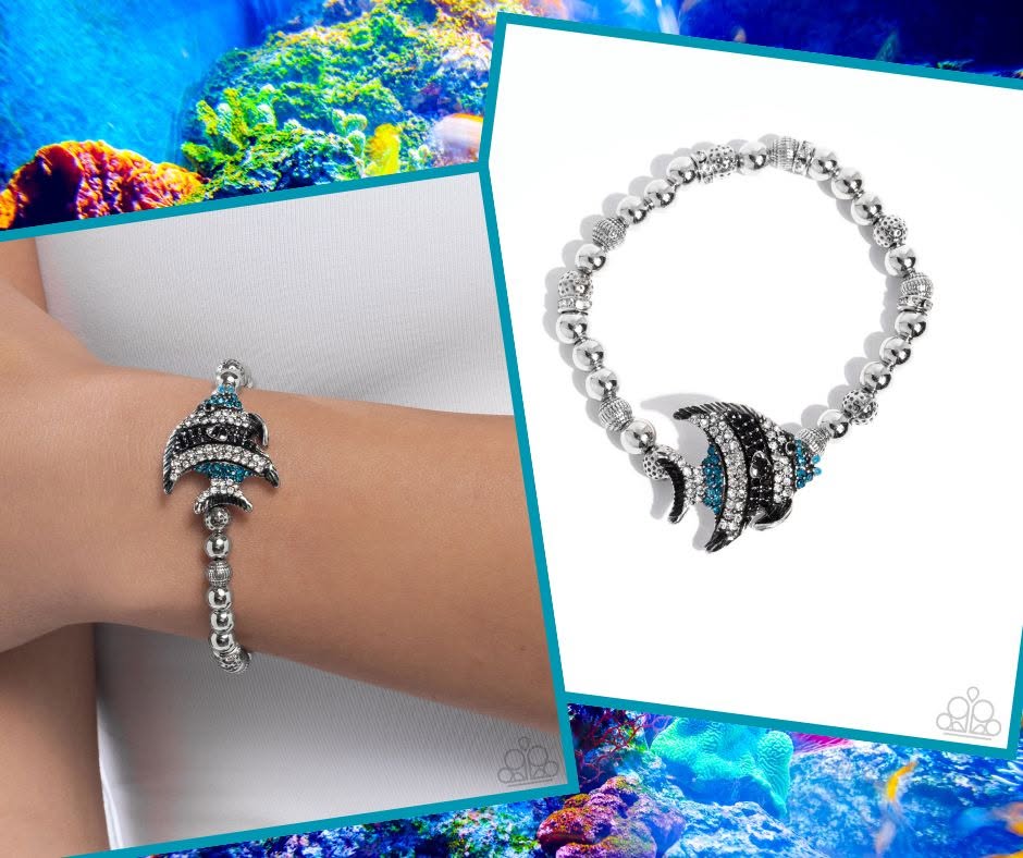 Admirable Angelfish Blue Bracelet