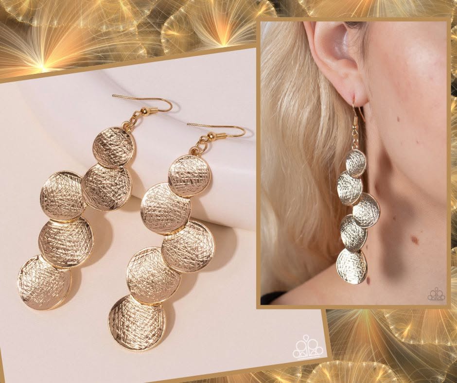 Token Gesture Gold Earrings