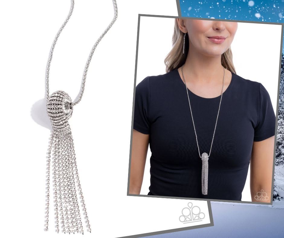 Chic Cohort White Necklace