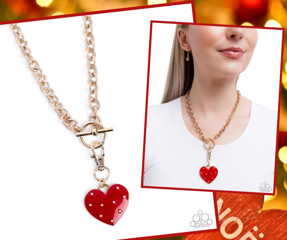 Romantic Range Red Necklace