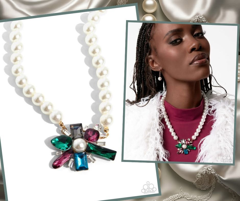 Prismatic Potential Green Necklace