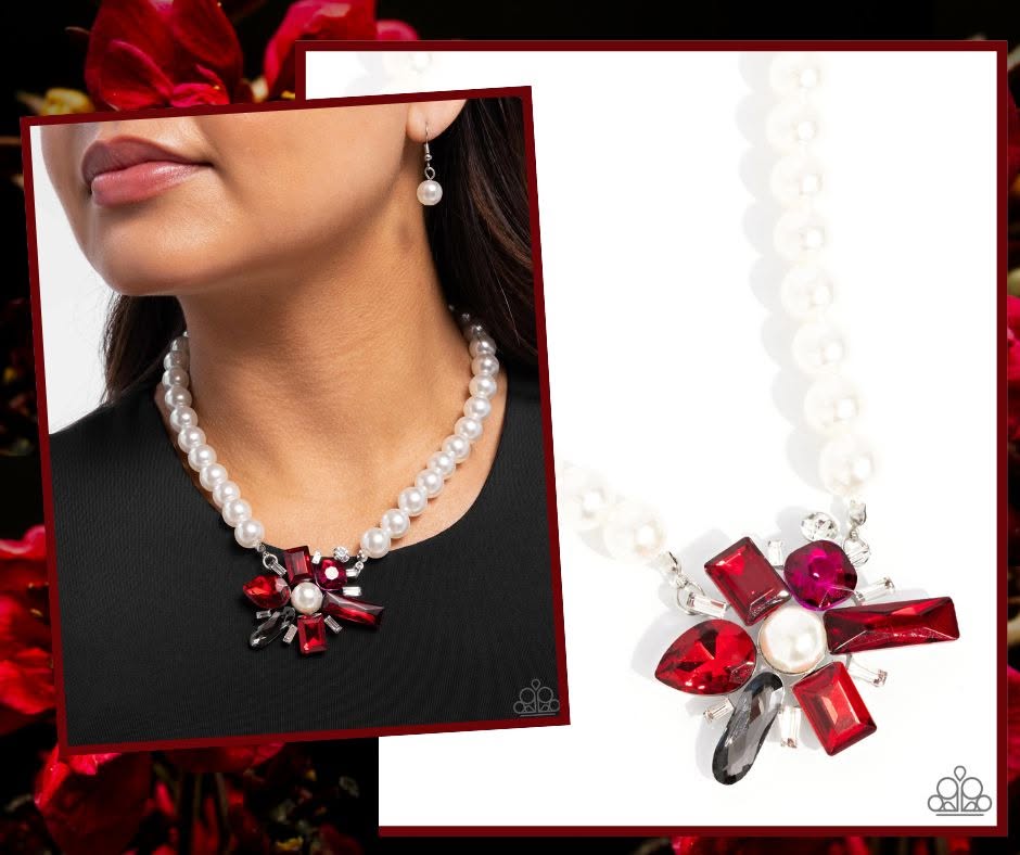 Prismatic Potential Red Necklace