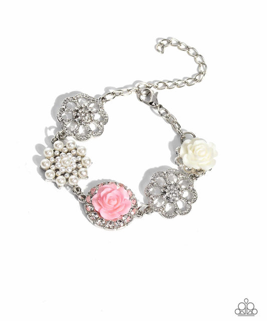Tea Party Theme Pink Bracelet