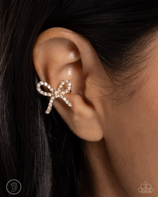 Convincing Charm Gold Ear Cuffs
