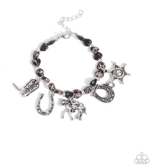 Cowboy Chorus Black Bracelet
