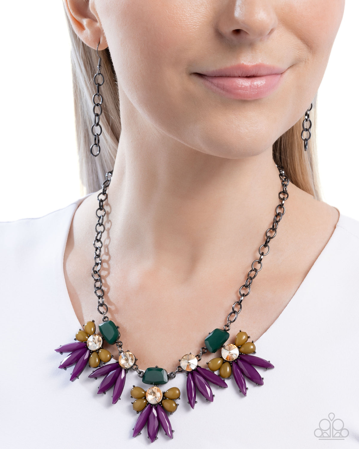 Folklore Flair Purple Necklace