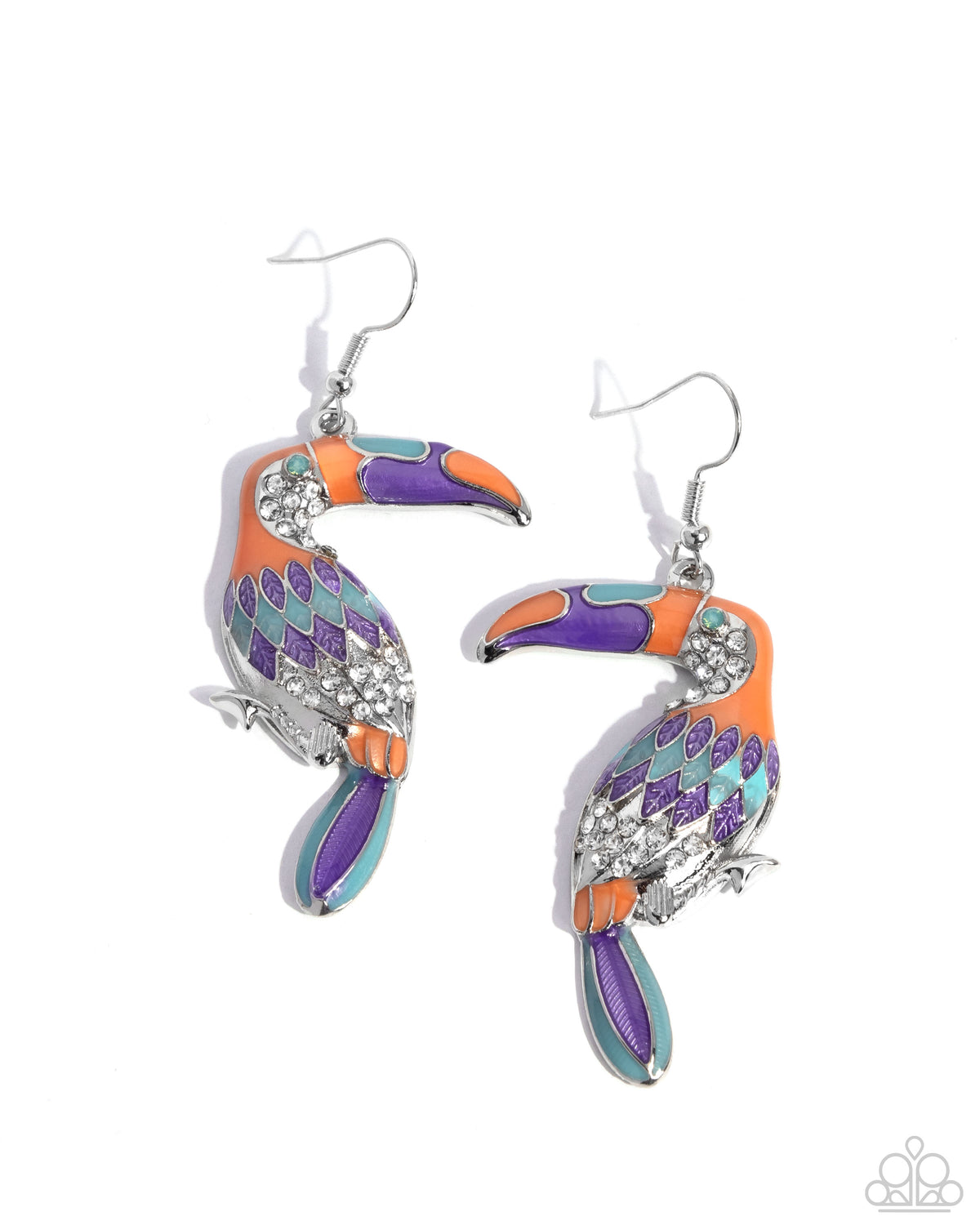 Toucan Tourist Orange Earrings