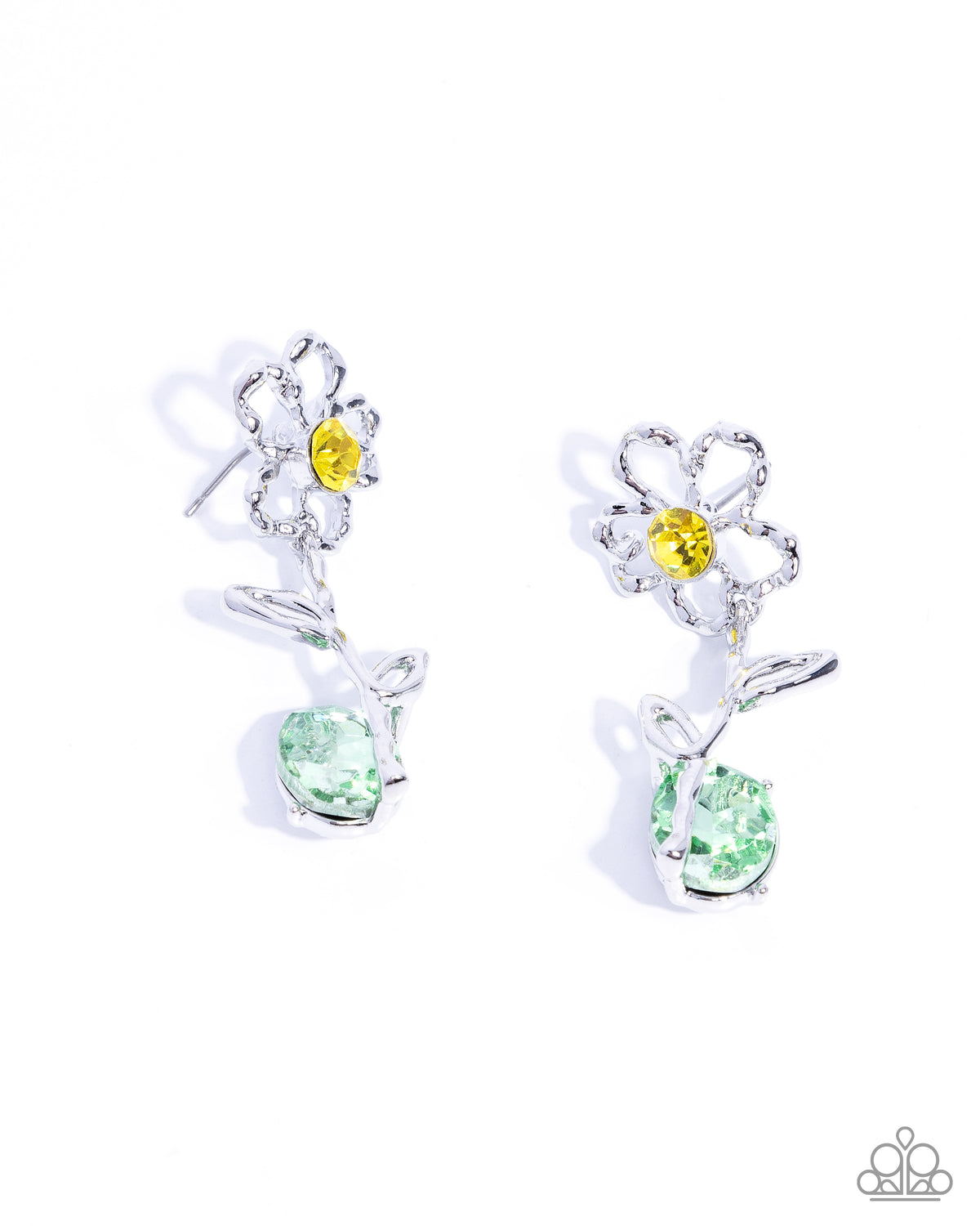 Whimsical Welcome Yellow Earrings