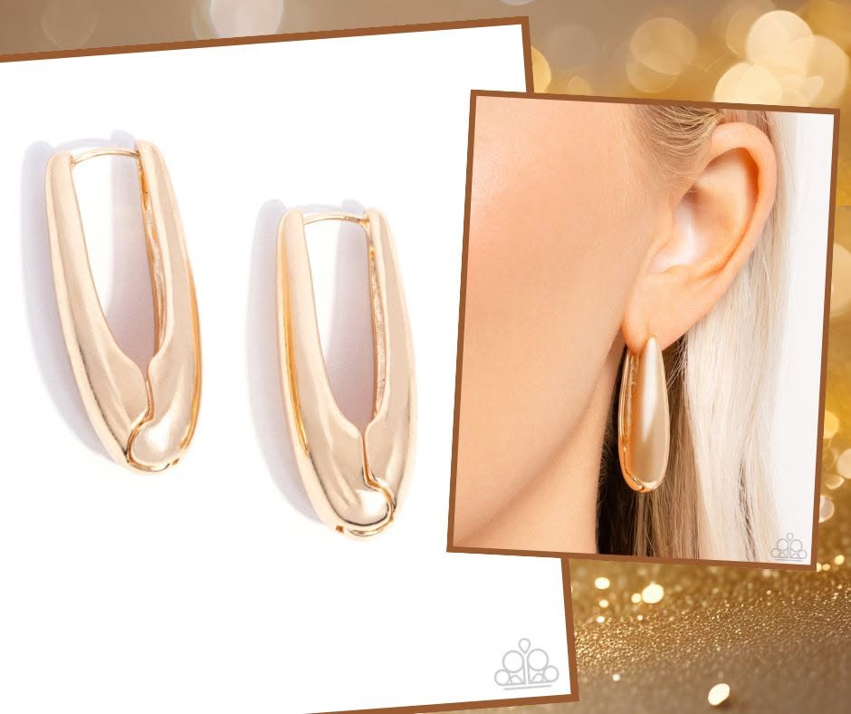 Eloquent Estate Gold HInge Hoops