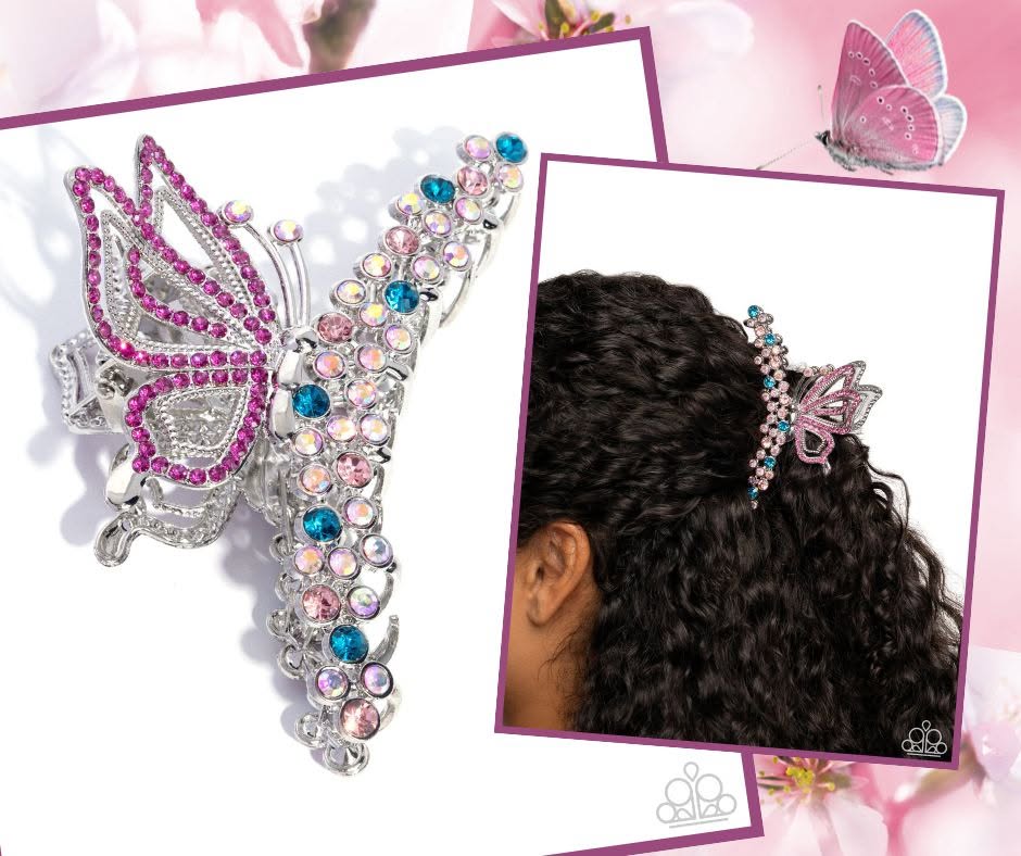 Admirable Administration Pink Hair Clip