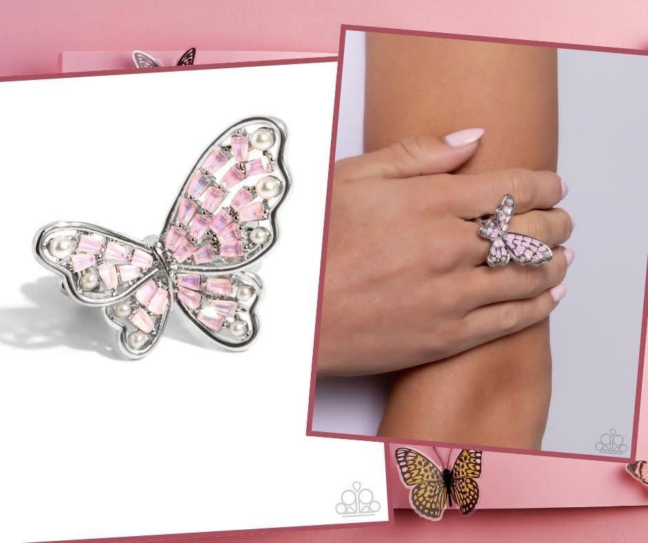 Hovering Haute Pink Ring