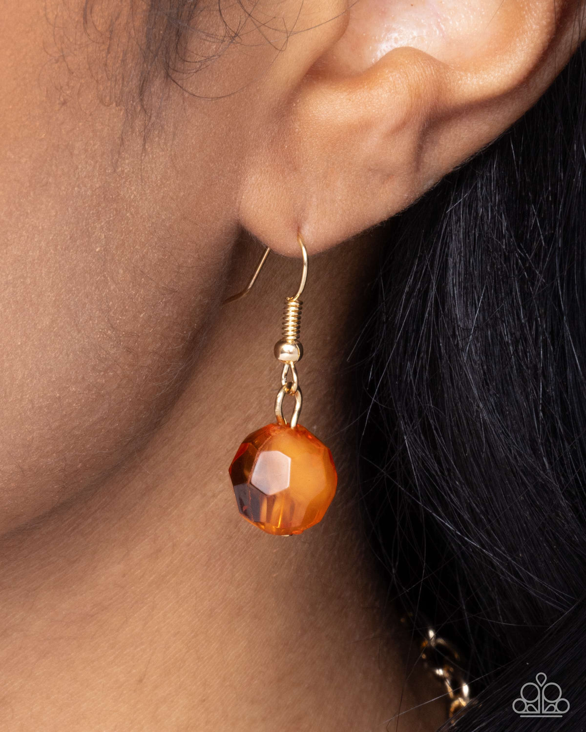 Beehive Barrage Orange Necklace
