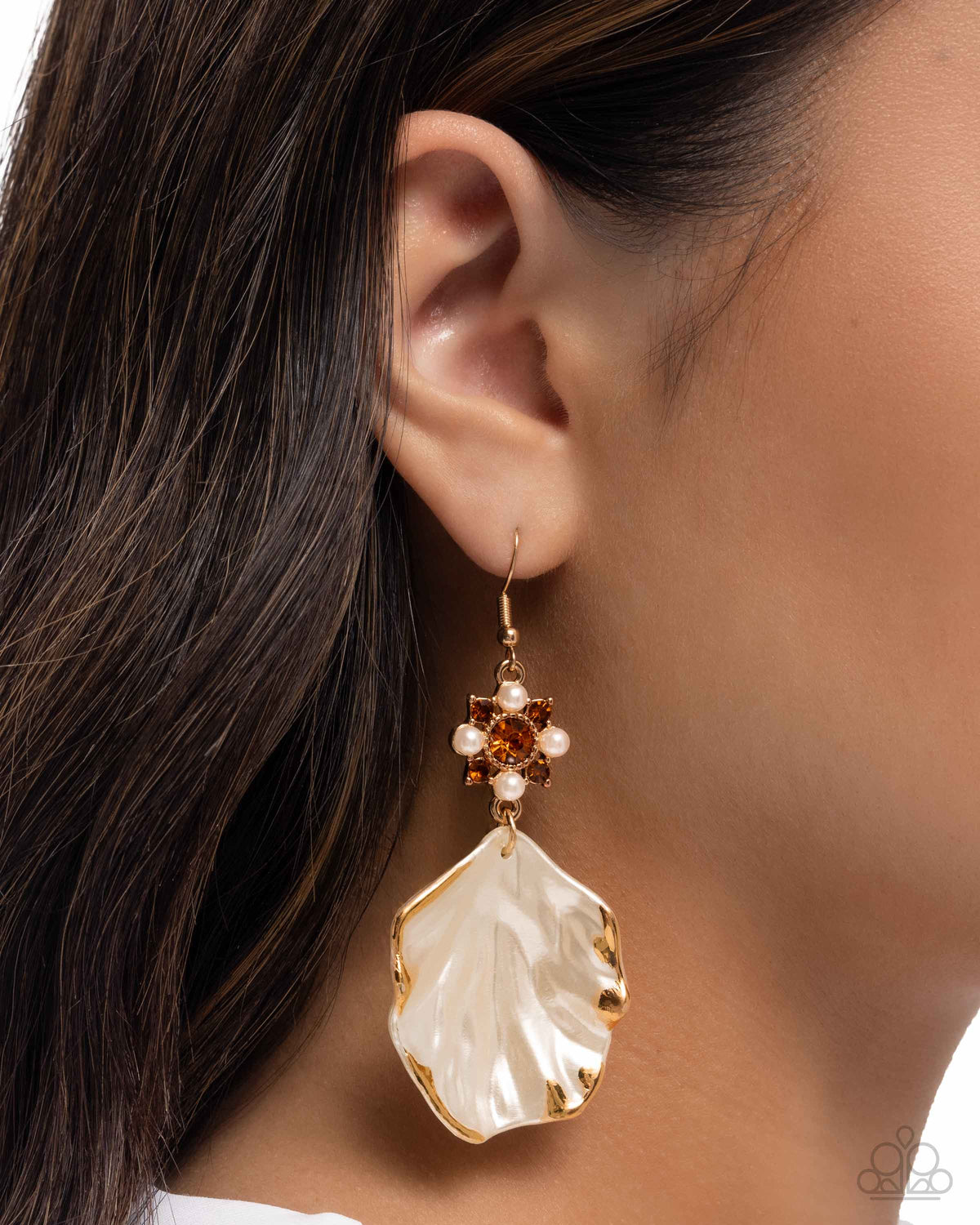 Coastal Candidate Brown Earrings