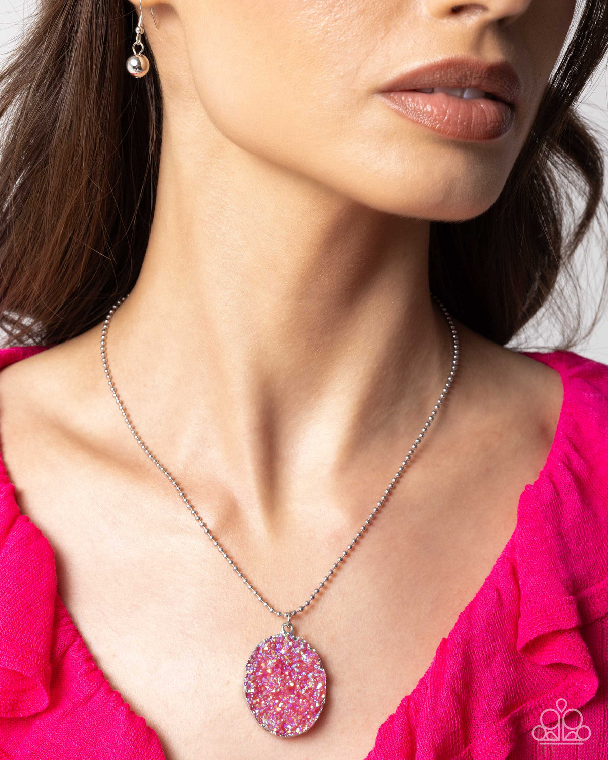 Dreamy Druzies Pink Necklace