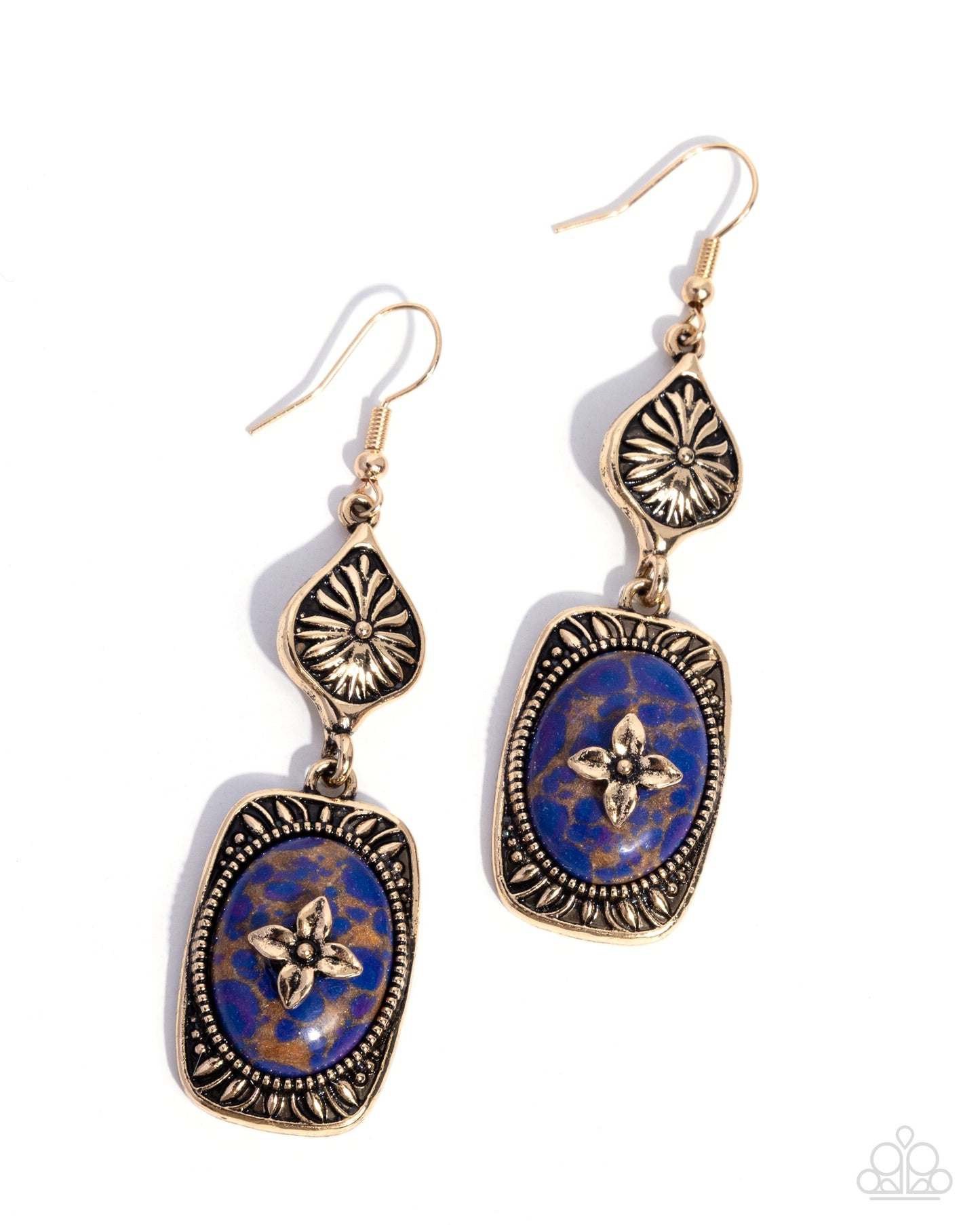 Earthy Expedition Purple Earrings