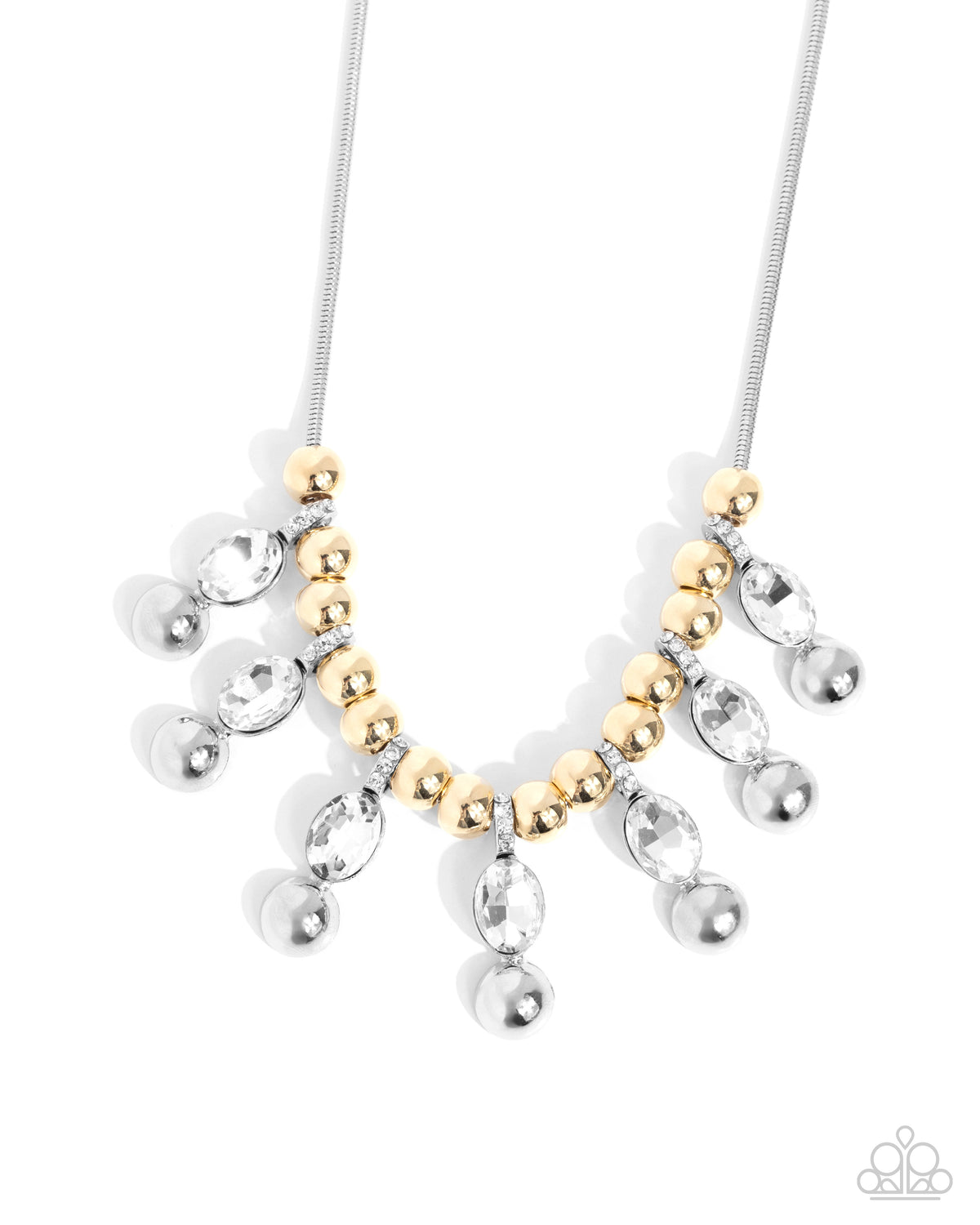 Just A Habit White Necklace