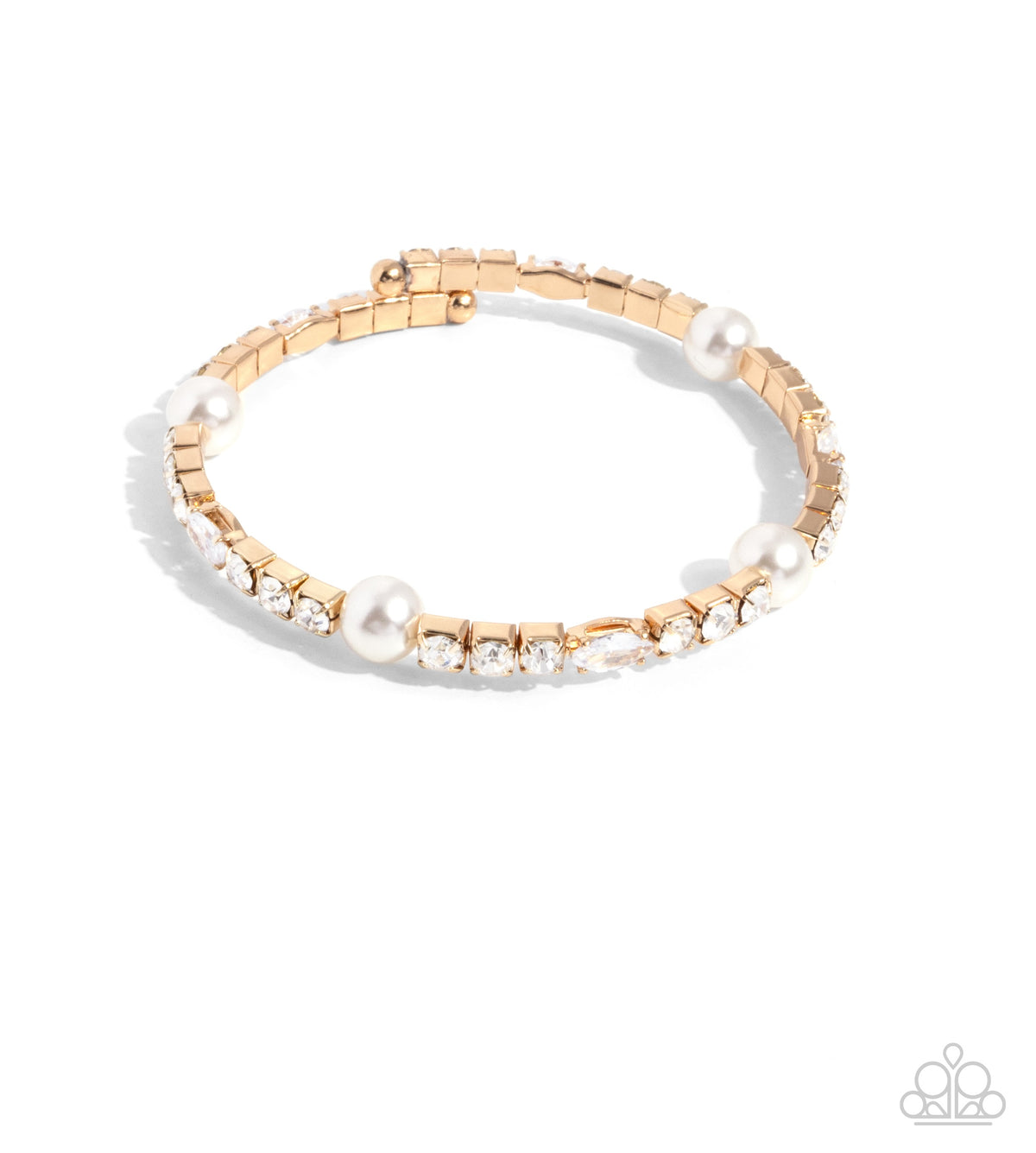 Ladylike Leader Gold Coil Bracelet