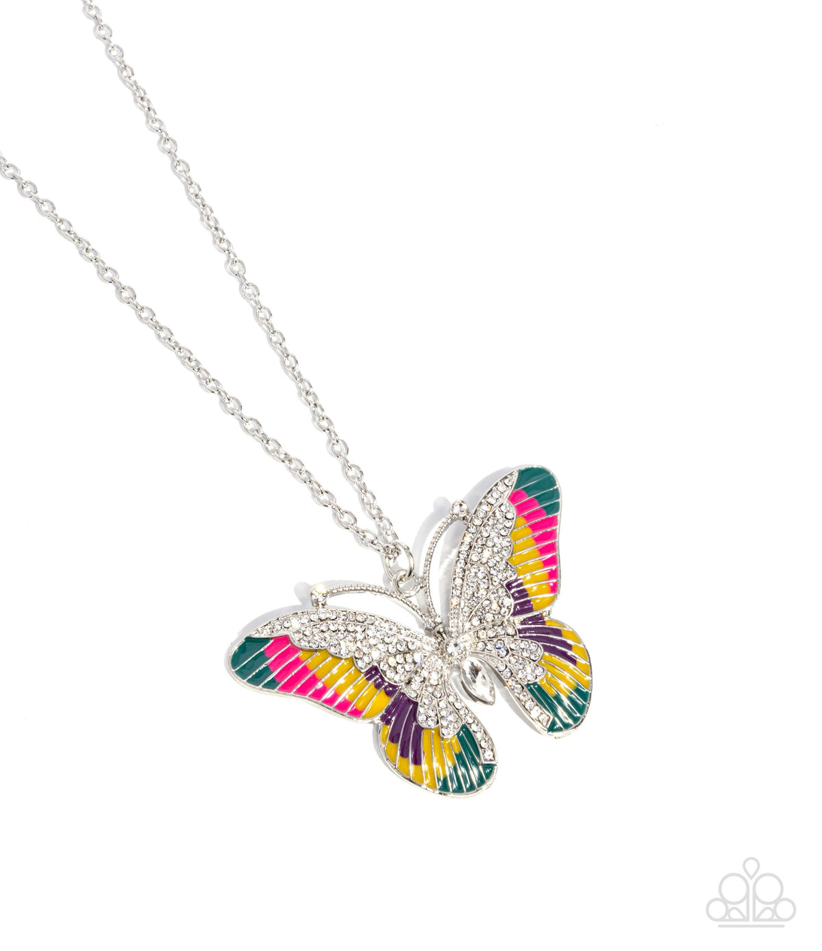 Papillon Pizzazz Yellow Necklace