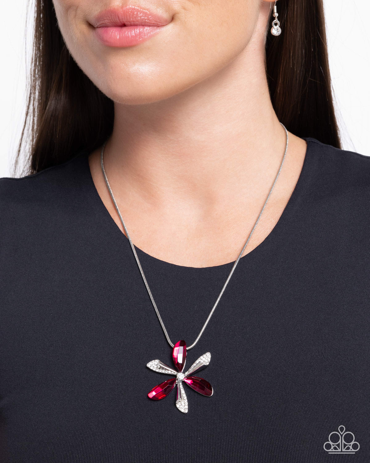 Potent Pattern Pink Necklace