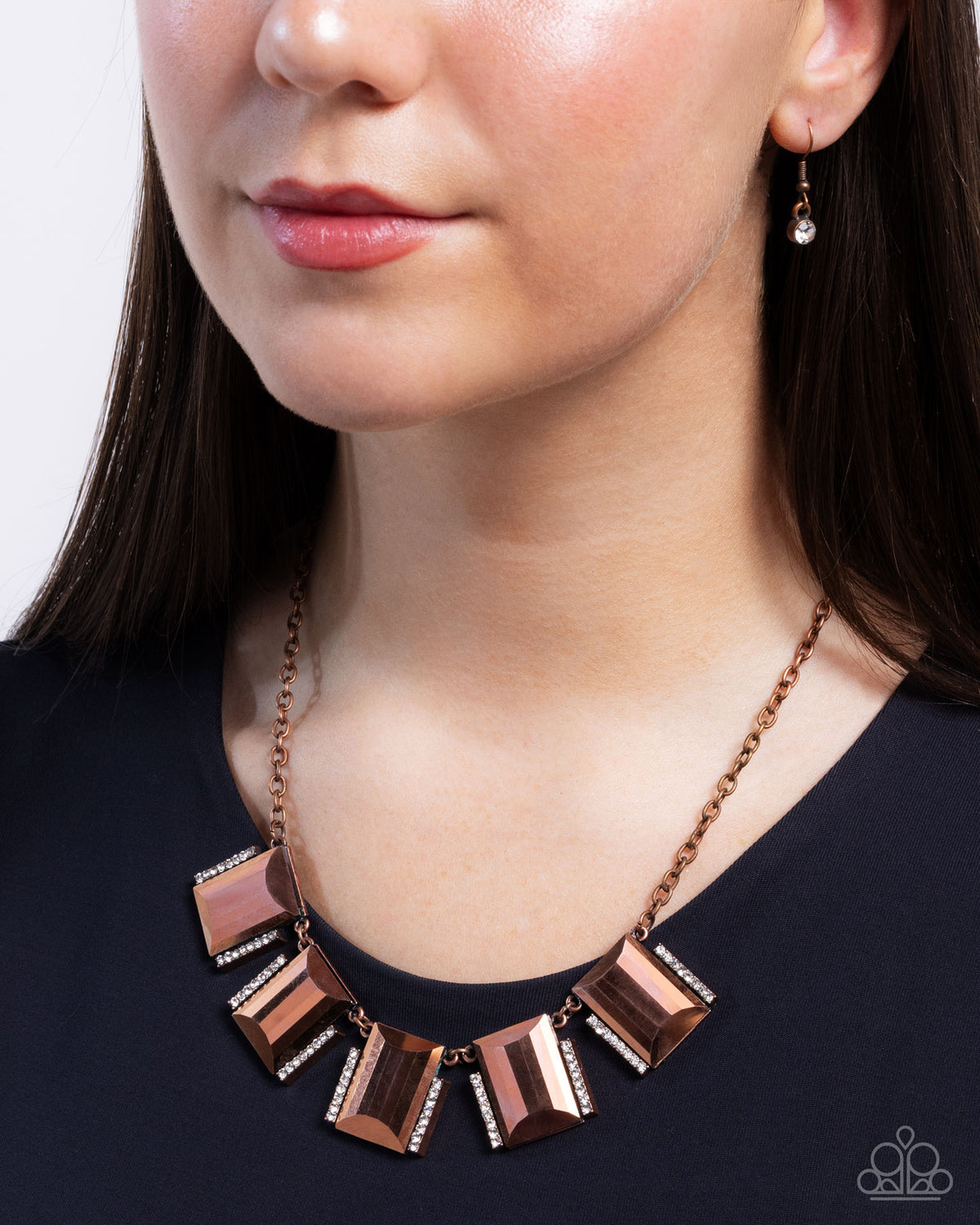Rebel Racket Copper Necklace