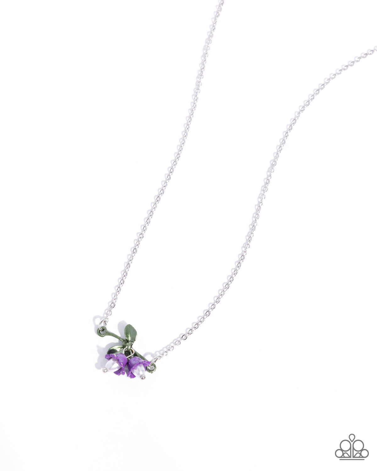 Tulip Drops Purple Necklace