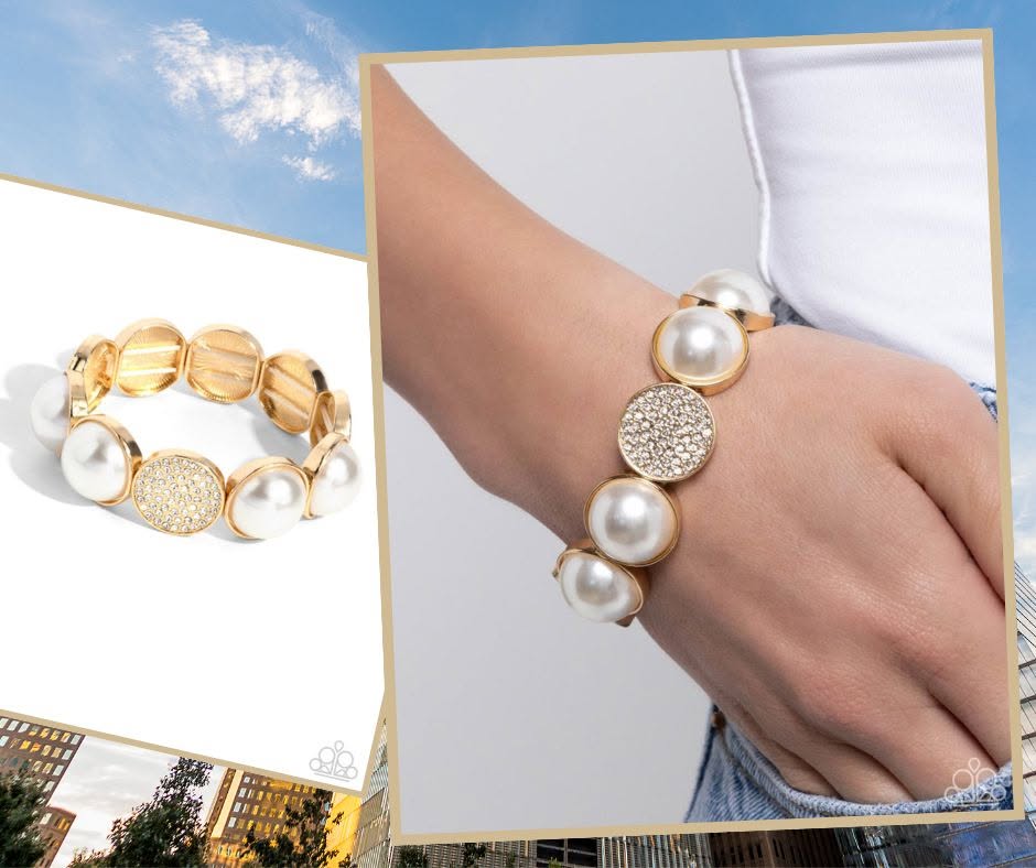 Believable Bling Gold Bracelet
