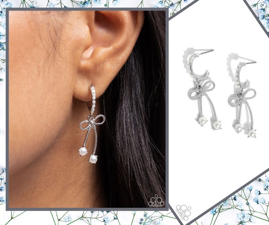Charming Coquette White Hoops